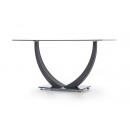 Стол обеденный HALMAR ANTON черный 140/80